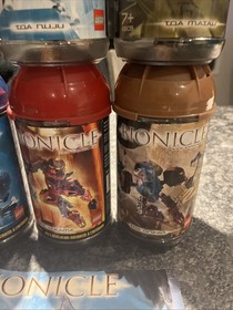 Bionicle Metru Set of 6 : 8601 8602 8603 8604 8605 8606 w/Canisters & 2 Manuals