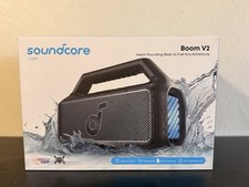 New Sealed soundcore Boom 2  Portable Bluetooth Speaker for Bass Experience