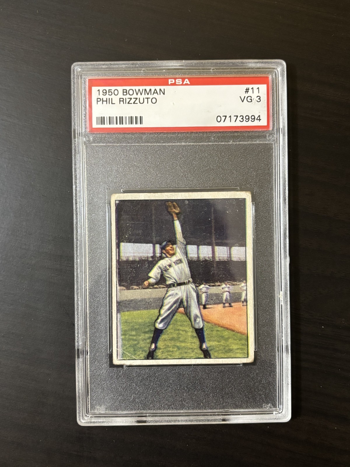 Phil Rizzuto 1950 Bowman #11 PSA 3 VG New York Yankees Hall of Fame HOF MVP Star