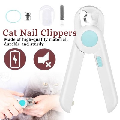 LR44 Krallenschere mit LED-Licht Nagelknipser Nagelschneider für Hunde & Katzen