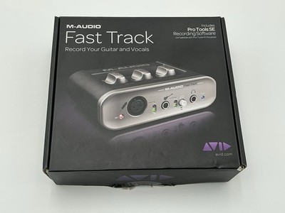 Avid Recording Studio W/M-audio Fast Track USB Interface W/Avid Pro Tools SE