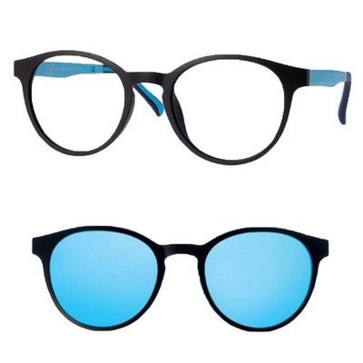 Eyewear CentroStyle Kids F0283 45 202 000 Black Azure 45 18 135 + Clip On