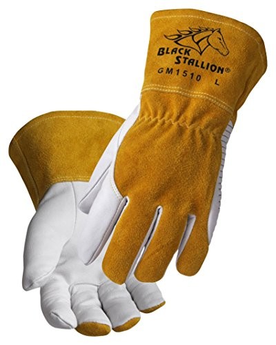 Black Stallion GM1510, 1-Pair/Med Revco BSX High-Dexterity MIG/TIG Welding Glove
