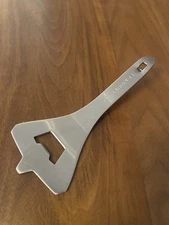 VINTAGE 90s AIR FRANCE CONCORDE AIRPLANE HEAVY STAINLESS CAN BOTTLE OPENER 