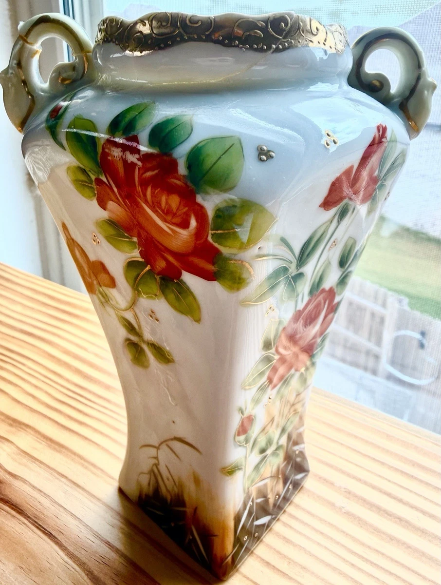 陶瓷日本古董花瓶| eBay
