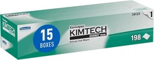 Kimtech Science Kimwipes Disposable Wipers, 11.8"x11.8", 15 Pack (2940)