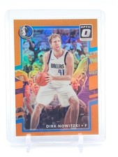 DIRK NOWITZKI 2017-18 DONRUSS OPTIC ORANGE PRIZM /199 #34 MAVERICKS Q5537