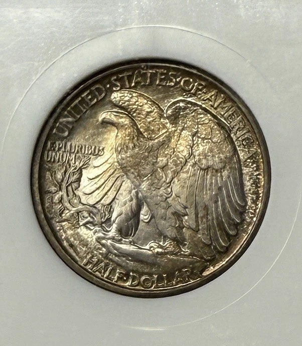 1939-P Walking Liberty Silver Half Dollar NGC MS65 Old Fatty Holder - Image 3 of 3