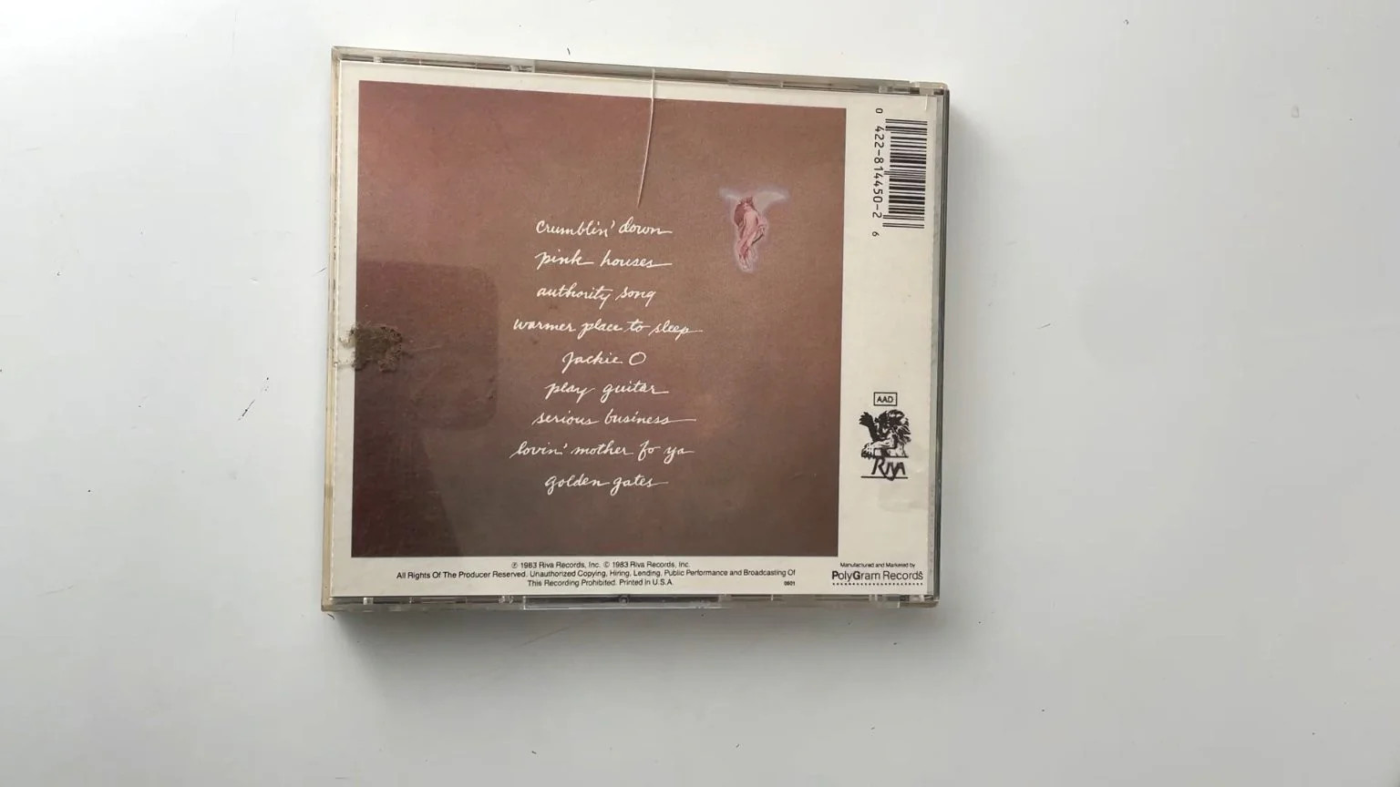 John Cougar Mellencamp - Uh-Huh CD 1983 Rock Mercury Label thumbnail 4