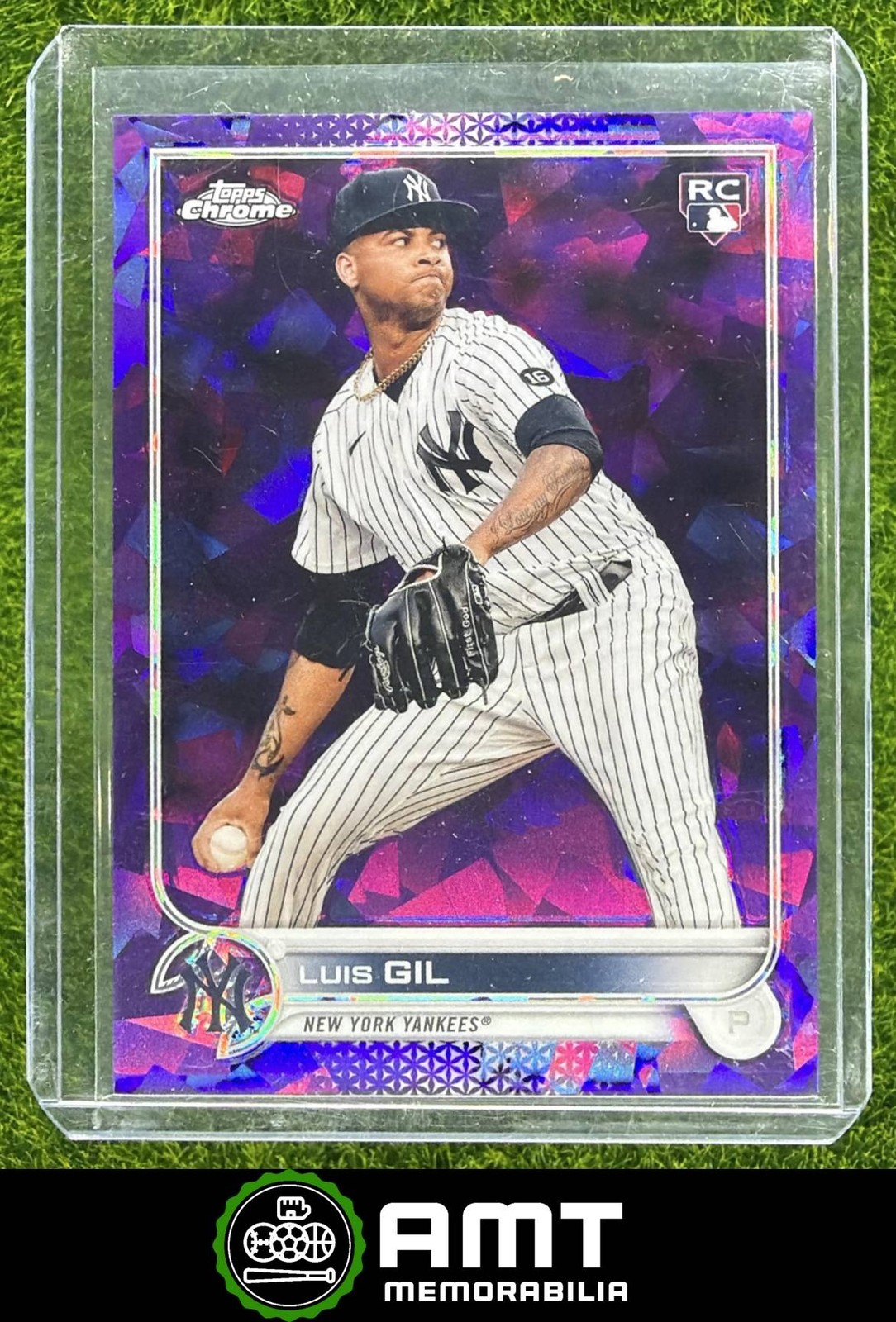 Luis Gil RC 2022 Topps Chrome Sapphire Purple 3/10 New York Yankees #131