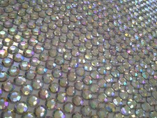 CraftbuddyUS 792pcs AB Clear Bulk Sheet 8mm Self Adhesive Diamante Rhinestones