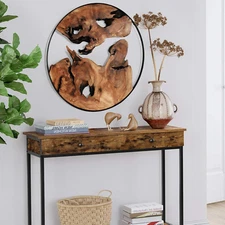 Cedar Wood 16'' Wall Decoration Ornaments, Hanging Decoration, Irregular Shape D