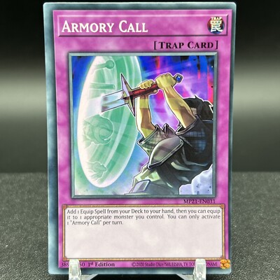 Armory Call MP21-EN031 MISCUT 1st Edition Super Rare Yugioh Card #D | eBay