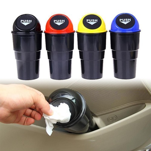 Cestino Per Auto JNNJ Con Coperchio - Antigoccia, Pieghevole, Con Tasche Laterali - Per Mantenere L'Auto Pulita - Foto 9