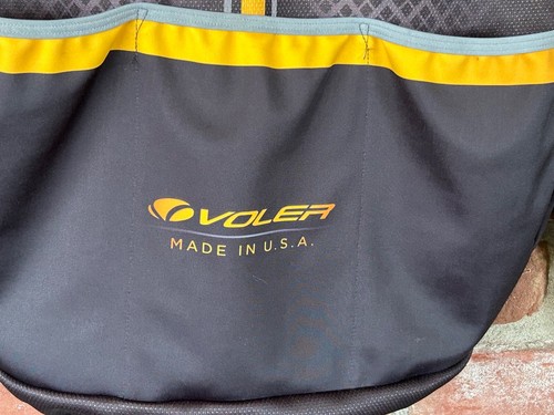 Voler Bicycle Jacket Black & Yellow Men's Sz Med. Made In The USA Excellent! - Picture 7 of 16