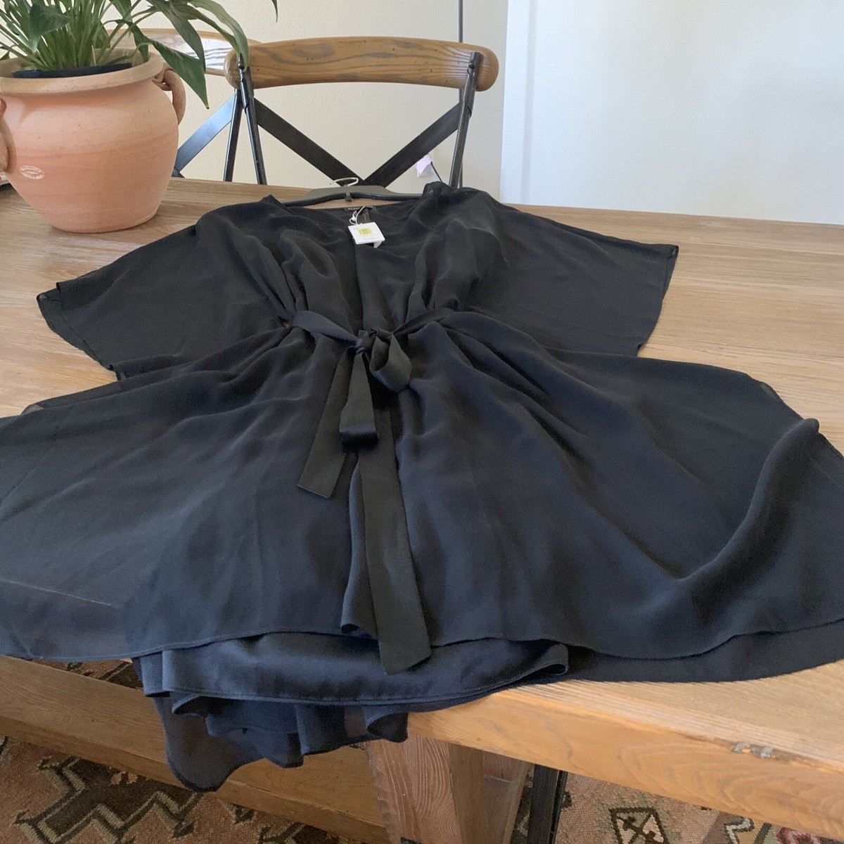 eileen fisher black dress EILEEN FISHER Stretch-Jersey Mock-Neck Dress