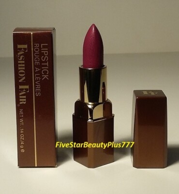 Fashion Fair LIPSTICK *Easy Plum 8119* .14oz 4g, FULL SIZE New In Box