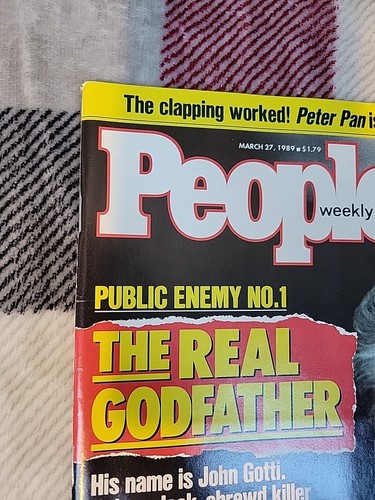 JOHN GOTTI People Magazine March 27 1989 The REAL GODFATHER MAFIA UNREAD Nolabel - Picture 4 of 24
