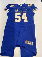 Game Worn Used Nike San Jose State Spartans SJSU Football Jersey Large 9 #54