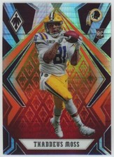 2020 Panini Phoenix Thaddeus Moss Rookie Fire Burst Parallel Washington RC #200