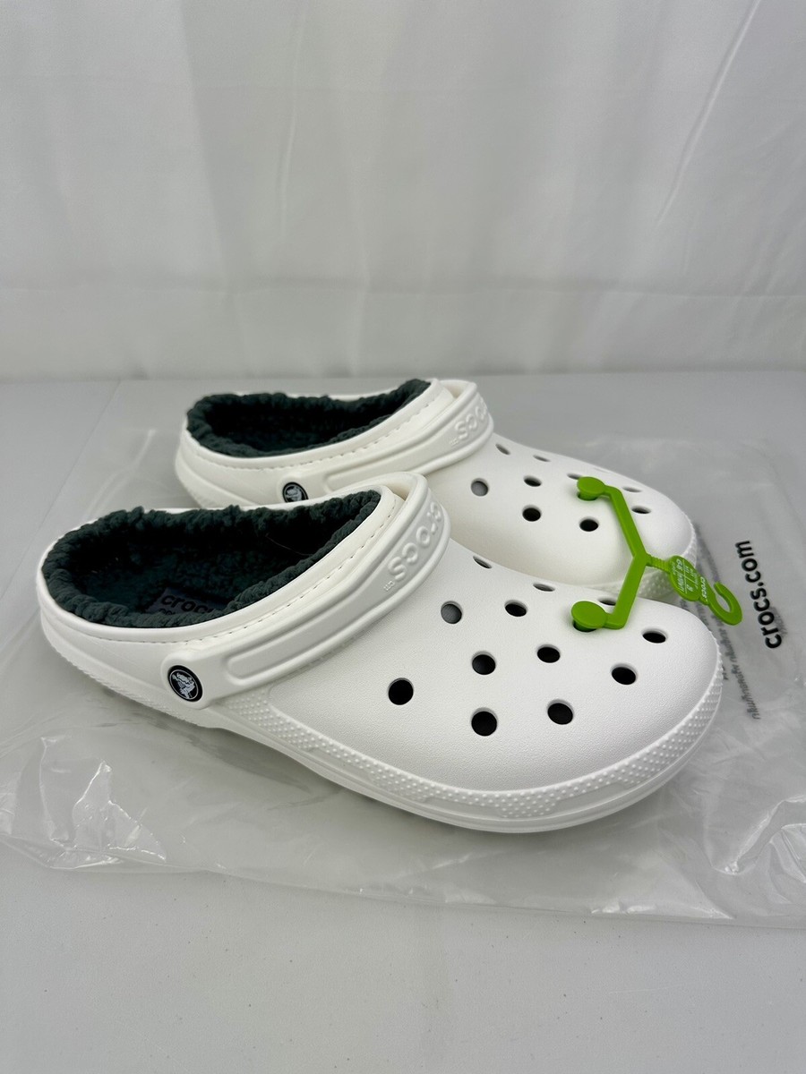 Croc Liners Fleece Lined White Crocs Furry Croc Liners Insoles