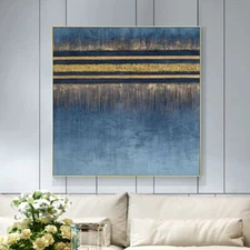 Origional Hand Painted Living Room Decorative Painting Abstract Pattern Corridor