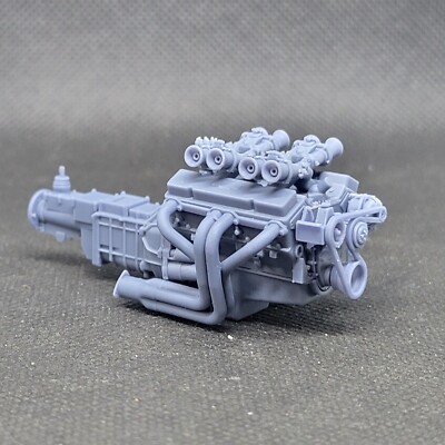 1:25/1:24 Crossram SBC 350ci model engine resin 3D printed