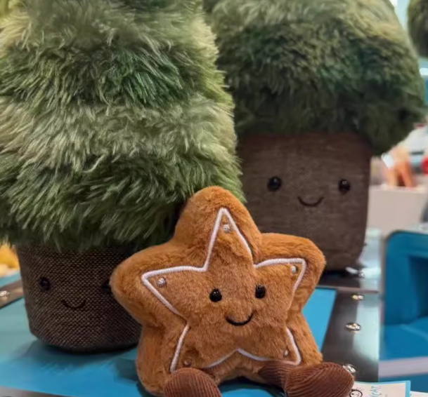 Jellycat AMUSEABLE STAR COOKIE Soft Plush Christmas New-Christmas