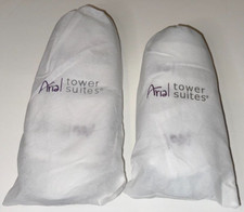 ARIA CASINO TOWER SUITES SLIPPERS ADULT  CHILD TWO 2 PAIRS SLIPPERS LAS VEGAS