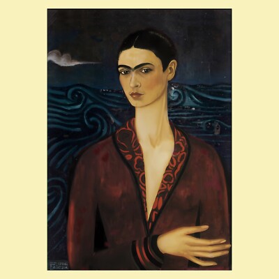 FRIDA KAHLO Self Portrait In A Velvet Dress 1926 Portrait