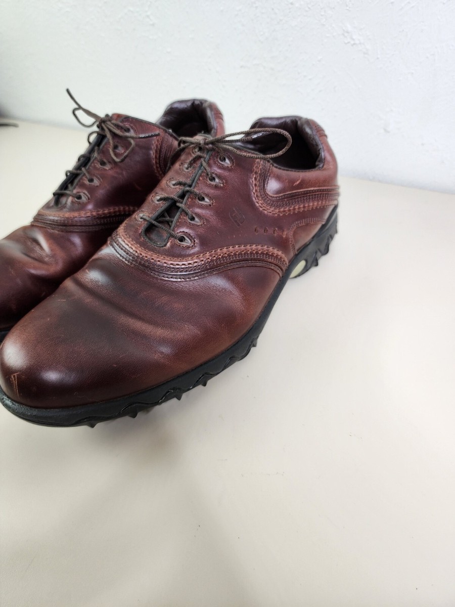 FootJoy Contour Series Men’s Brown Leather Golf LaceUp Oxfords. #54049.  11 1/2 FootJoy | Shoes | Footjoy Golf Shoes Mens 15 Brown 5449  main image 2