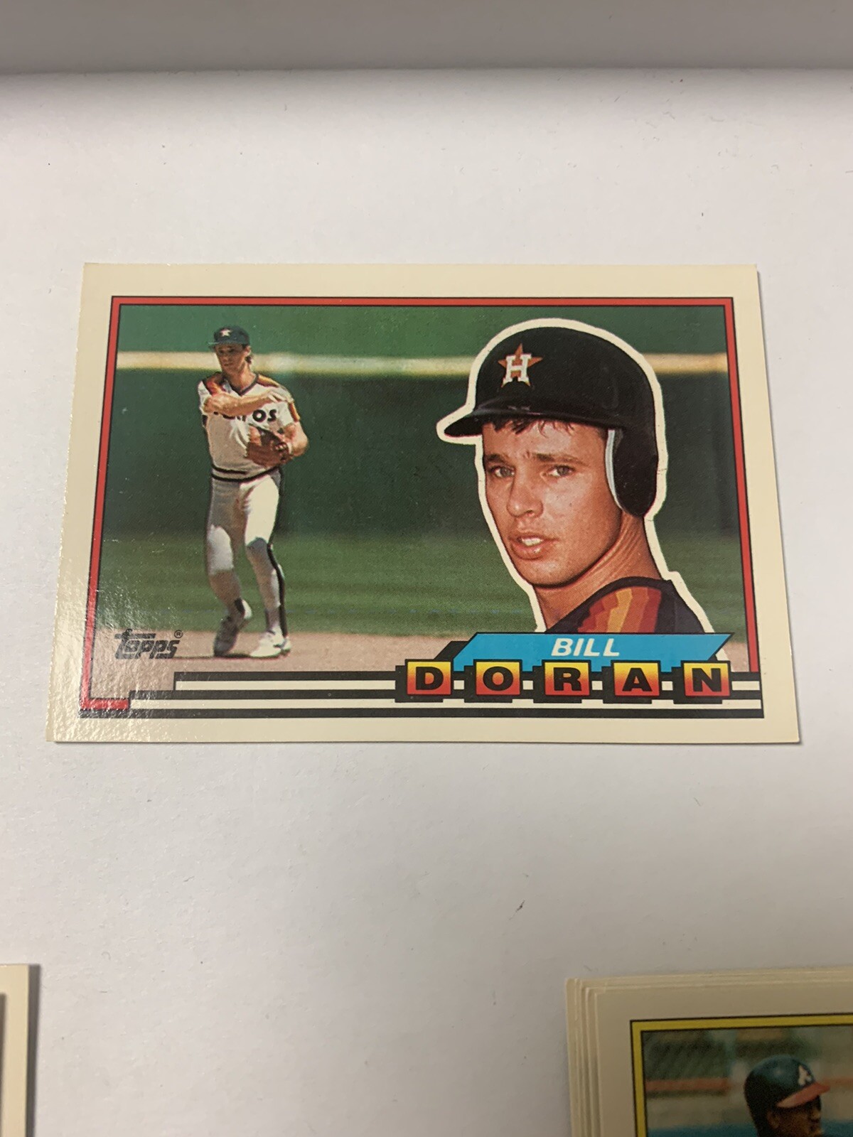 1989 Topps Big Bill Doran Houston Astros 