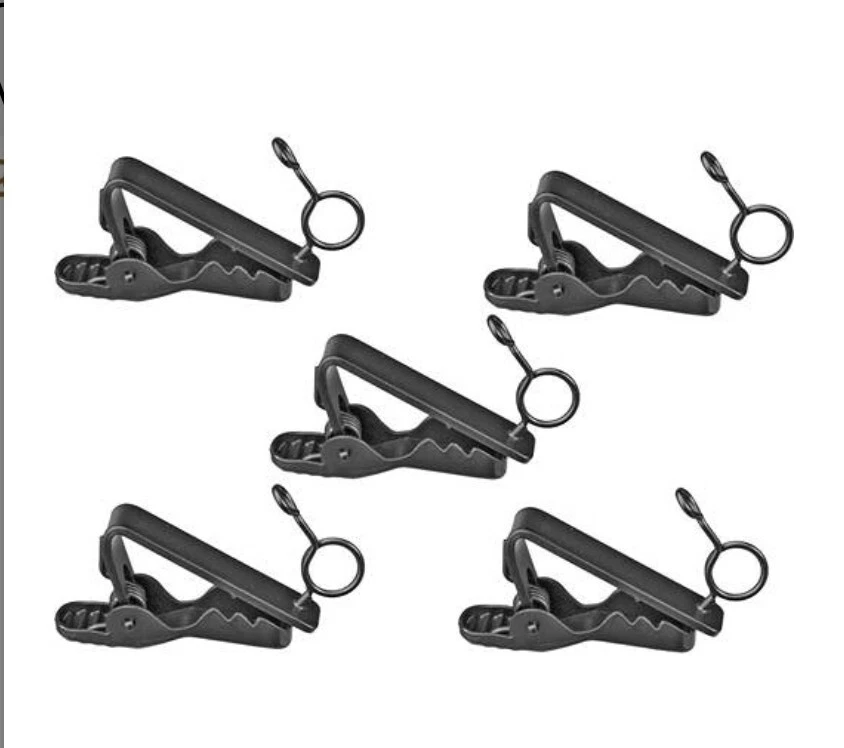 Auray Sony ECM-77 Microphone Tie Shirt Clip TC-77-5 - 5 Pack - NEW - BOGO FREE - Image 2 of 4