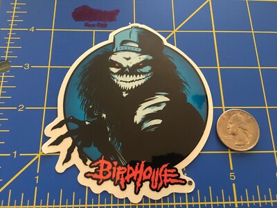 2001 Rare Vintage Birdhouse Skateboard Sticker Heath Kirchart  Maniac''