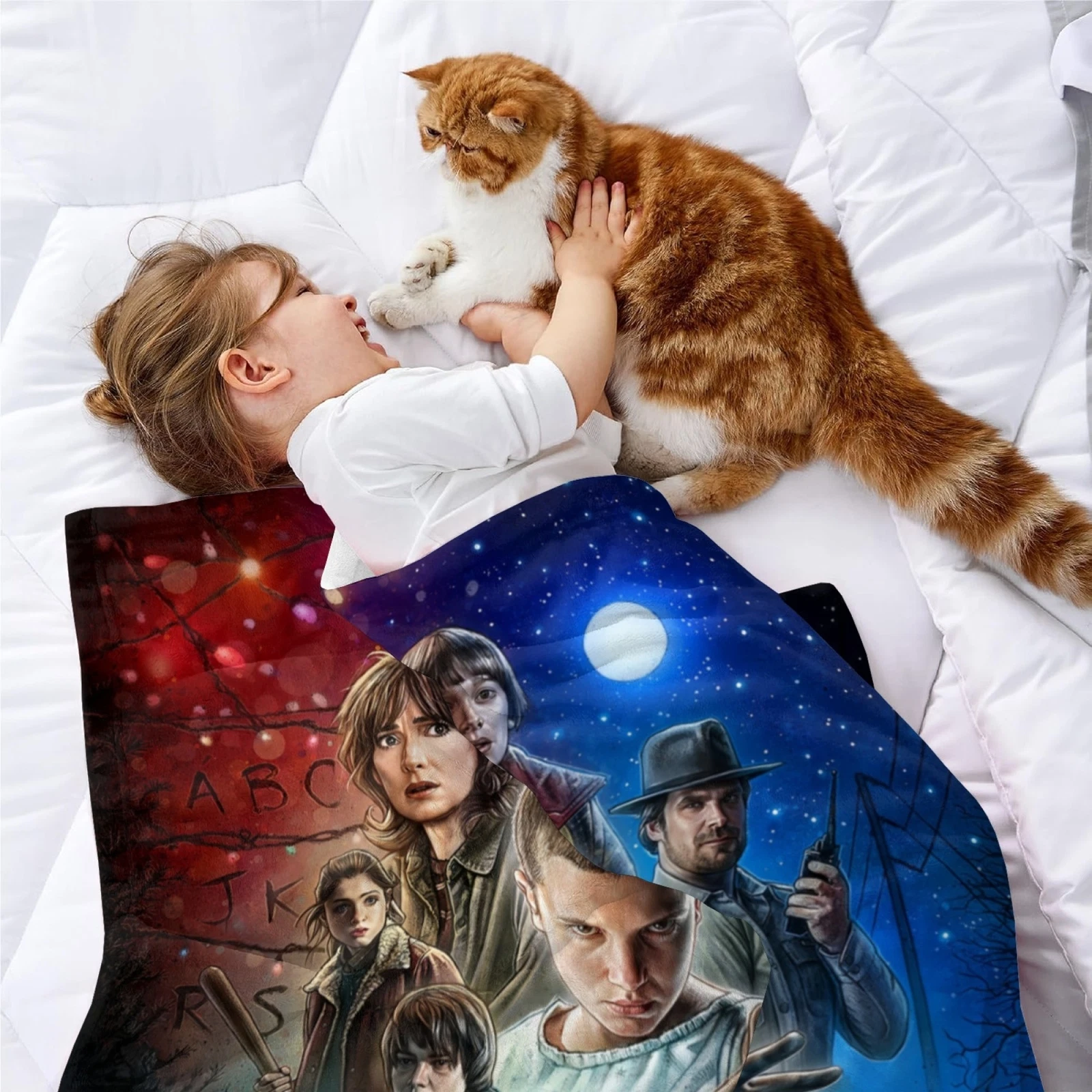 Strange Thing Blanket Soft Bed Sofa Throw Cozy Lightweigh Birthday Gift