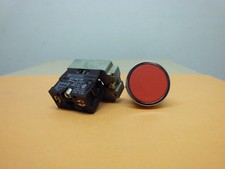 Telemechanique - XB2BA42 - Taster / Halter / Kontakt(&Ouml;ffner) - 22mm - rot - NEU!