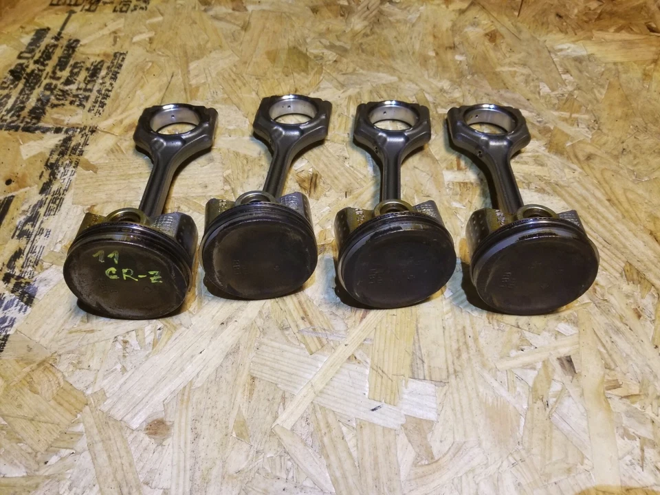 11 12 13 14 15 16 HONDA CR-Z PISTÓN 1,5 L 4 piezas MONTAJE (TAMAÑO: STD) 82 K OEM Foto 3 de 4