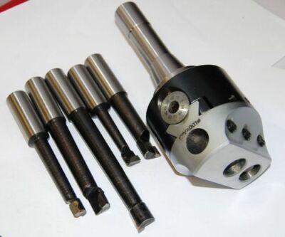 Soba 7.6cm Bohrkopf Mit R8 Schaft Plus Fünf Tools Bridgeport Usw. Fräsen Machin