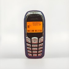 Siemens A70 - téléphone portable vintage gratuit - fonctionne + chargeur d'or...