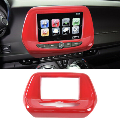 7'' GPS Navigation Screen Panel Frame Cover Trim Bezel For Chevrolet Camaro 17+