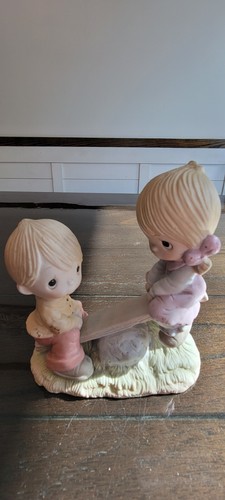 Precious Moments ""LOVE LIFTED ME"" 1977 Jonathan und David Original - Bild 2 von 15