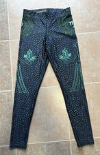 Fashlegs Made in The USA Women- M Multicolor printed Virgo Astro Leggings