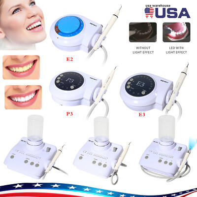 Dental Scaler Ultrasonic (LED) Handpiece 5*Tips fit EMS Cavitron/DTE SATELEC FDA