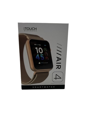 iTouch Air 4 Health & Fitness Smartwatch, Rose Gold BNIB, S/M