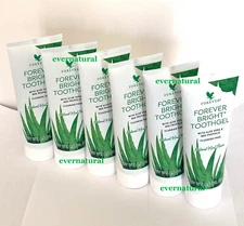 New look of FOREVER LIVING Bright Toothgel/Aloe Vera & Propolis - pack of 6 pcs