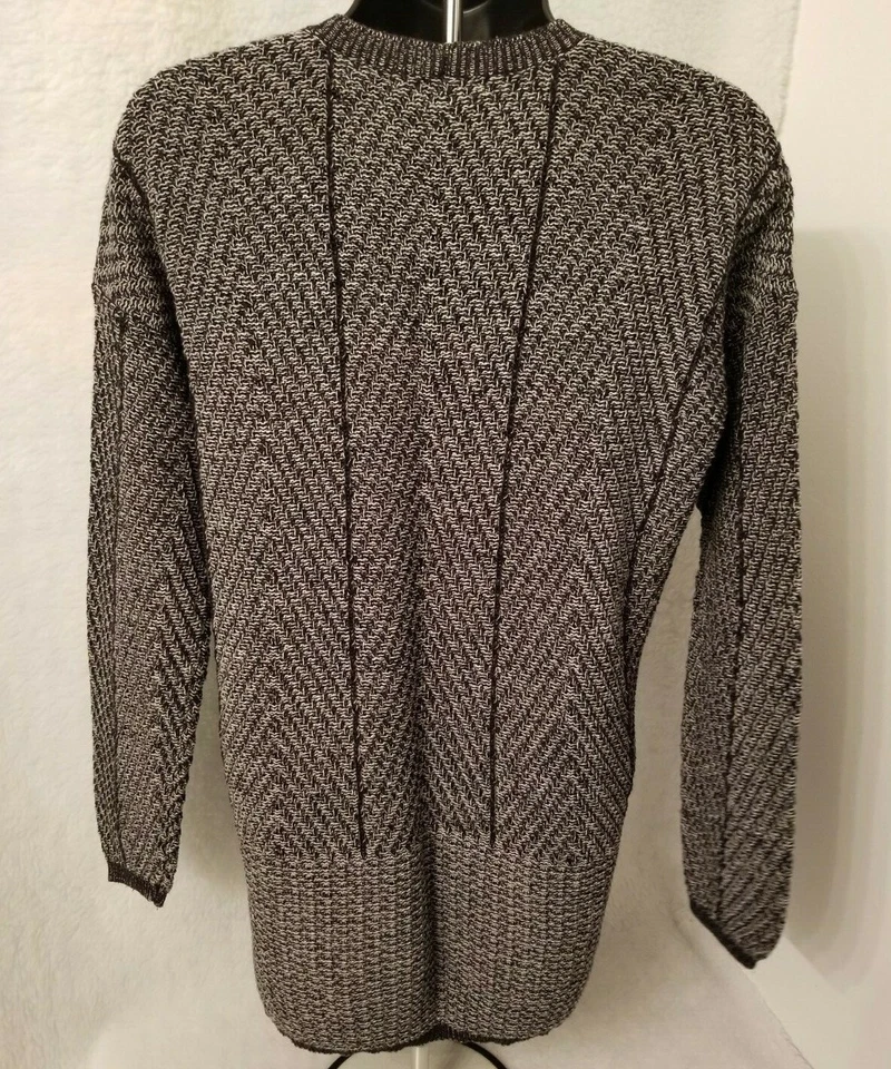 Eight Eight Eight Womens Sweater Shirt Top Blouse Size L Large Black White - Image 4 of 4