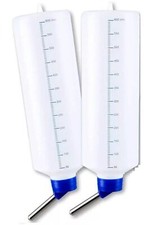 2PCE Pet Basic Hanging Water Dispenser Rabbit Guinea Pig 600ml
