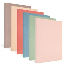 8.5x11 Colored Cardstock 30 Sheets 230gsm/85lb Assorted Colors Heavy Craft Pa...