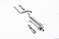 Milltek Auspuffanlage 60Mm Polished GT90 Ford Fiesta MK8 (Typ Jhh) 1.0 Eco 155PS