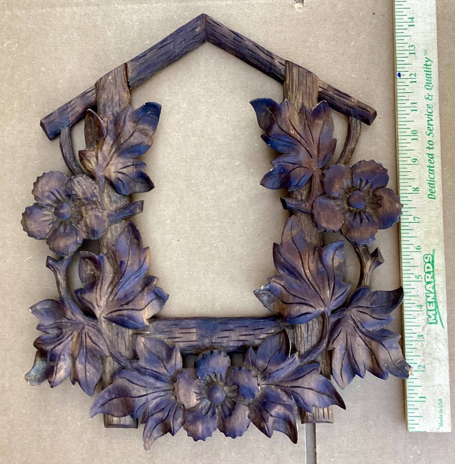 German Black Forest Cuckoo Clock Trim/ Frame eBay